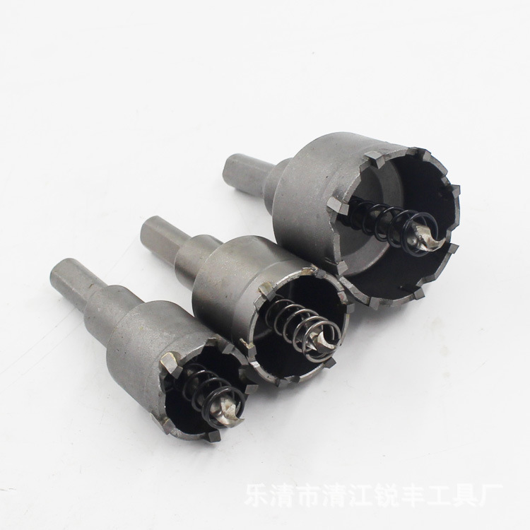 Aleación alargada carpintería agujero abridor de acero inoxidable agujero puncher Placa de hierro madera agujero puncher herramienta de hardware agujero puncher