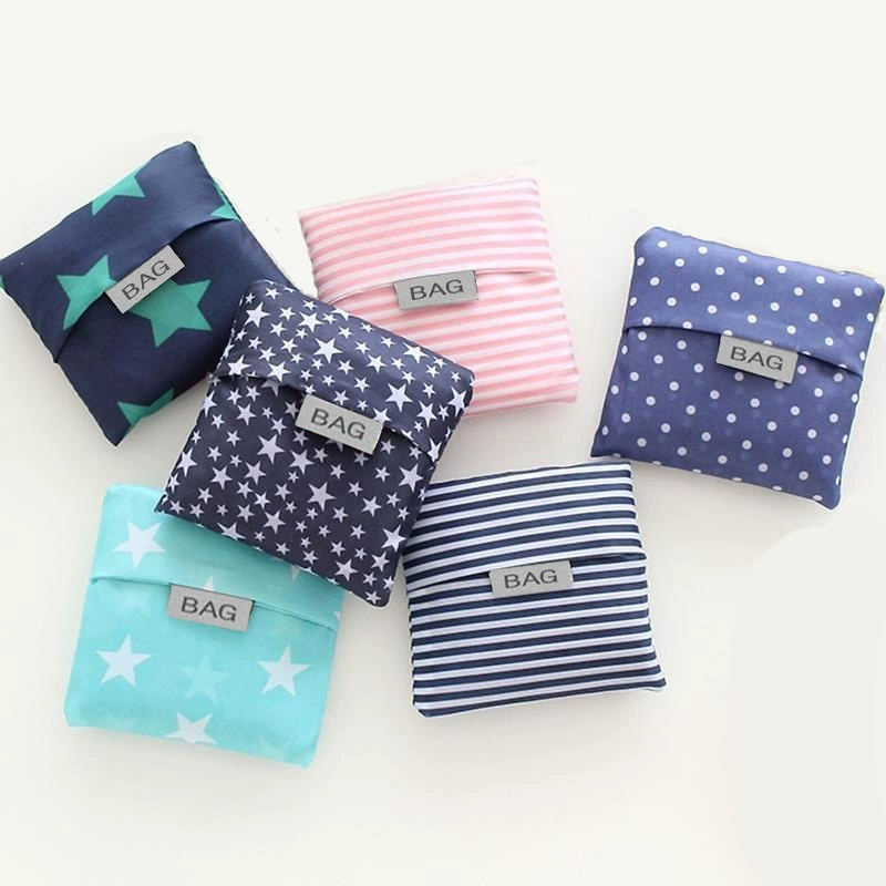 Большая квадратная экологичная сумка-шоппер из оксфордской ткани с принтом, складная сумка для покупок bagcu