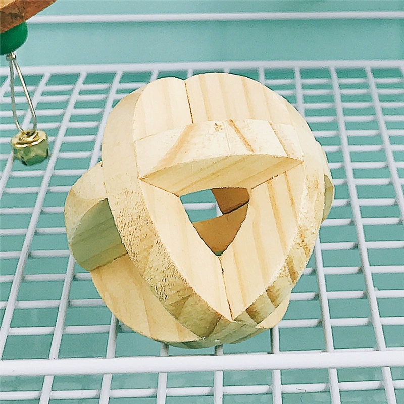 Маленький питомец, играющий в мяч, развлекательные принадлежности, деревянный маленький питомец, коренной спортивный Игрушечный Кролик, Тоторо, хомяк