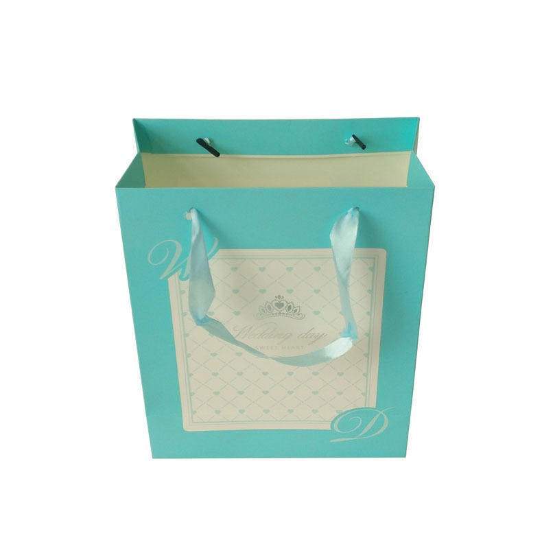 现货环保礼品包装手提袋 时尚欧氏高档烫银皇冠纸袋厂家批发