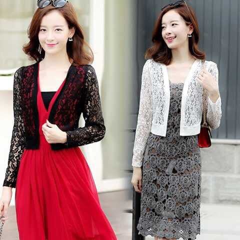 Small Shawl Summer Versatile Short Style New Thin Waistoutwear Spring & Fall Women's Short Outer Lace Outwear Women's Large Size Cardigan