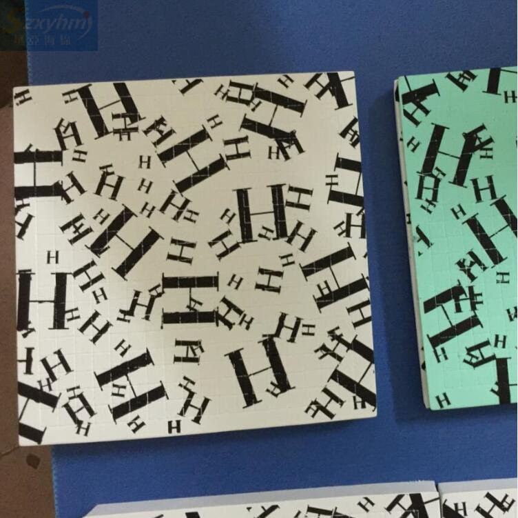 手电筒海绵包装内衬 耳机海绵冲压成型  加黑防火阻燃高发泡棉