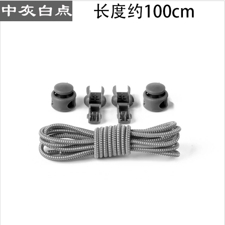 Fabricante de cordones de color Banda elástica redonda de primavera hebilla banda niños adultos elástico libre cordón Perezoso