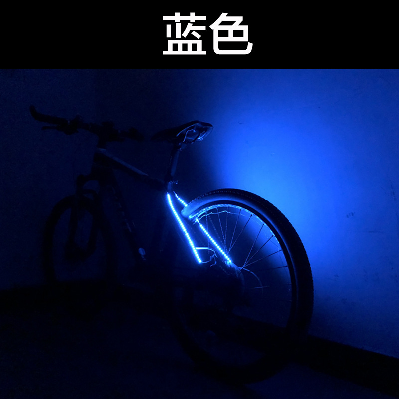 Luz decorativa de la bicicleta luz trasera de la bicicleta de montaña luz muerta luz voladora luz de advertencia Marco de luz estante de luz trasera