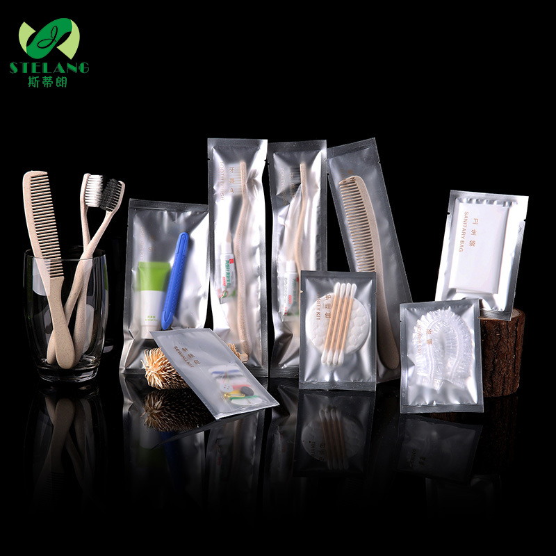 民宿秸杆软毛一次性牙刷牙膏批发酒店宾馆客房一次性用品洗漱套装