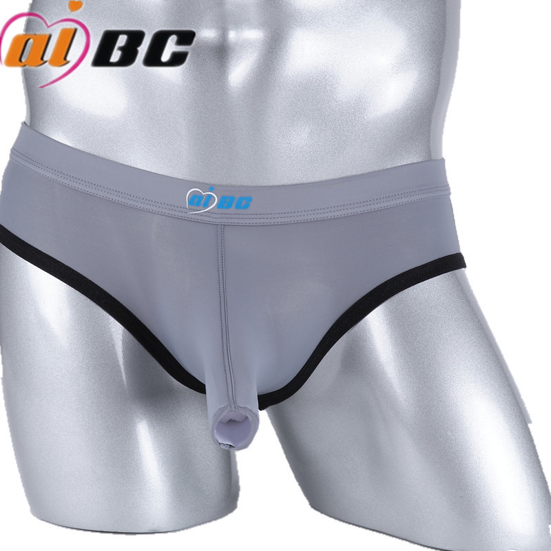 Factory Direct sales aibc summer men's underwear thin ice silk briefs home leisure foreign trade 00hsj