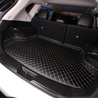 Trunk Mat | Factory - high-edge-quilted-black-rice-custom