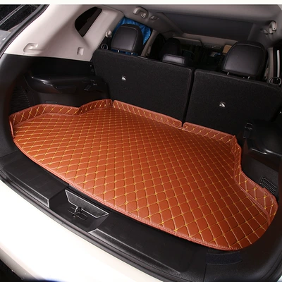 Complete Range of Styles, Automotive Trunk Mat - high-edge-quilted-show-brown-custom