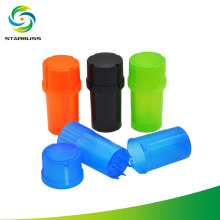 跨境热销新款塑料磨烟器碎烟器Grinder密封罐二合一 可拆卸研磨器