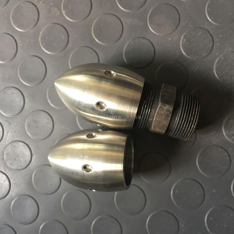 高压疏通车喷嘴 大压力大流量疏通喷嘴高压疏通车疏通头 高压水枪