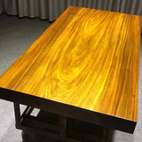 Bahua Aokan с твердым деревом с большой тарелкой бревна с большой тарелкой офисная конференция столик ореховый ореховый дерево желтая цветочная груша. Железное столик просто