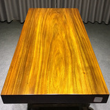 Bahua Aokan с твердым деревом с большой тарелкой бревна с большой тарелкой офисная конференция столик ореховый ореховый дерево желтая цветочная груша. Железное столик просто