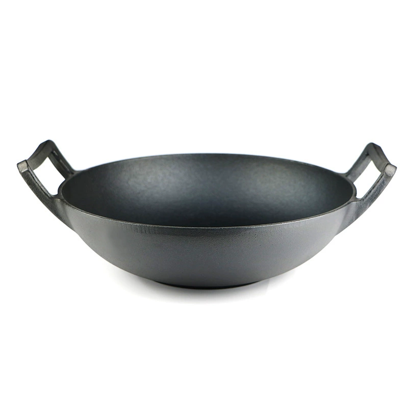 Фабричная оптовая cast iron pot 32 см сковорода для жарки бытовая коммерческая плоская сковорода - жарка на сковороде