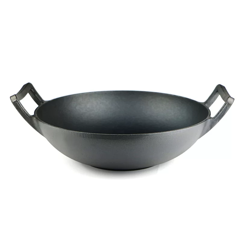 Фабричная оптовая cast iron pot 32 см сковорода для жарки бытовая коммерческая плоская сковорода - жарка на сковороде