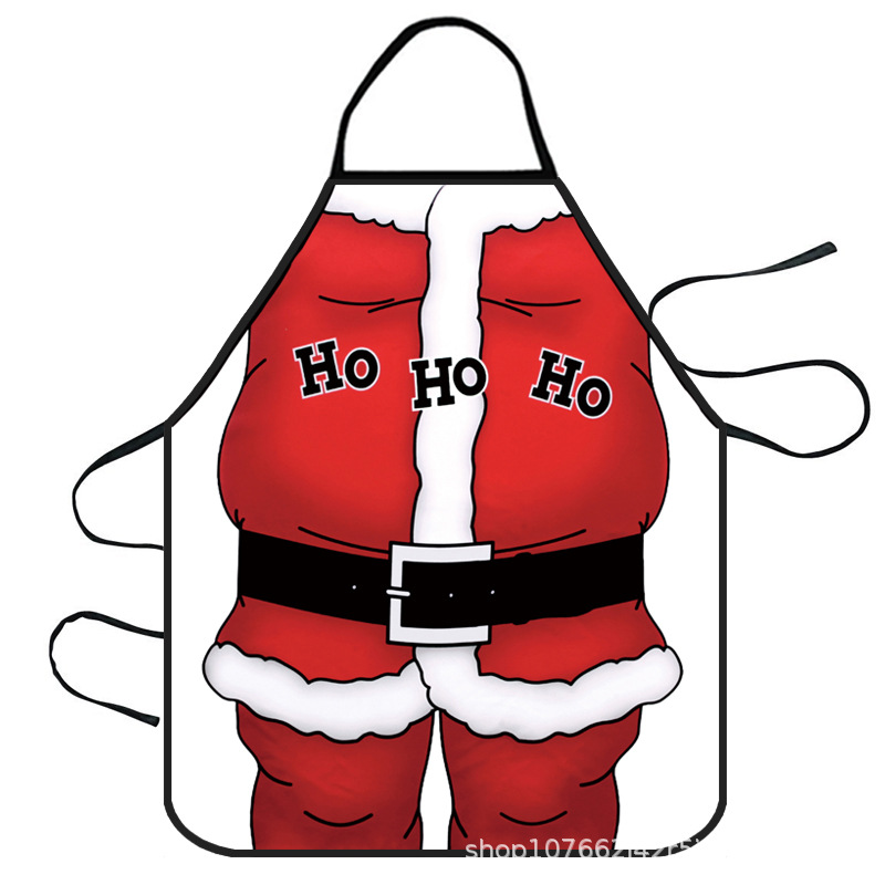 Suministro transfronterizo de Amazon Venta caliente creativa personalidad divertida impresa delantal músculo hombres sexy delantal suministro de la fábrica