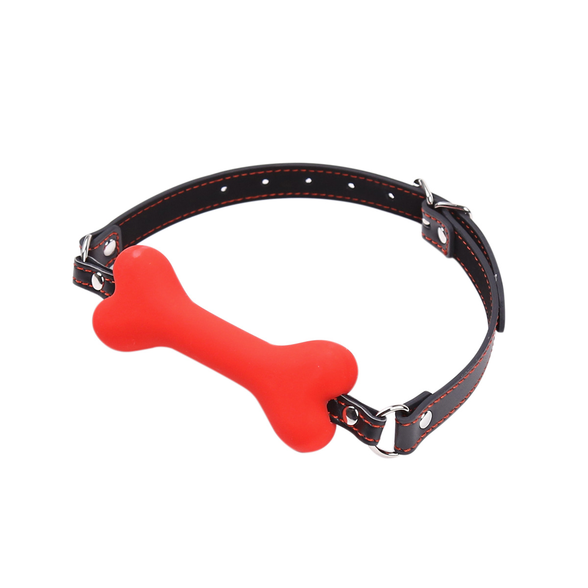 Tienda de la fábrica Comercio exterior juguetes sexuales para hombres y mujeres juguete perro hueso boca enchufe silicona boca bola perro hueso boca abridor