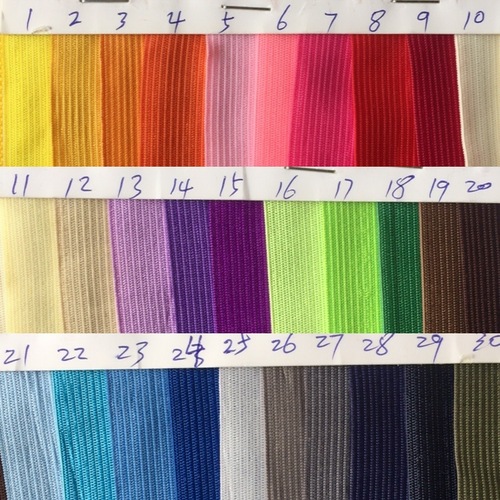 Factory direct sales elastic mesh bag hemming latex material high elasticity rubber band 2CM color elastic band