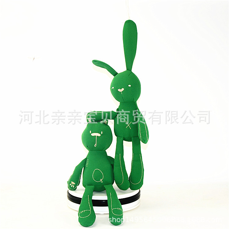 Calmante bebé británico de orejas largas conejo Oso de ballet educativo muñeca de los niños de juguete de peluche muñeca al por mayor