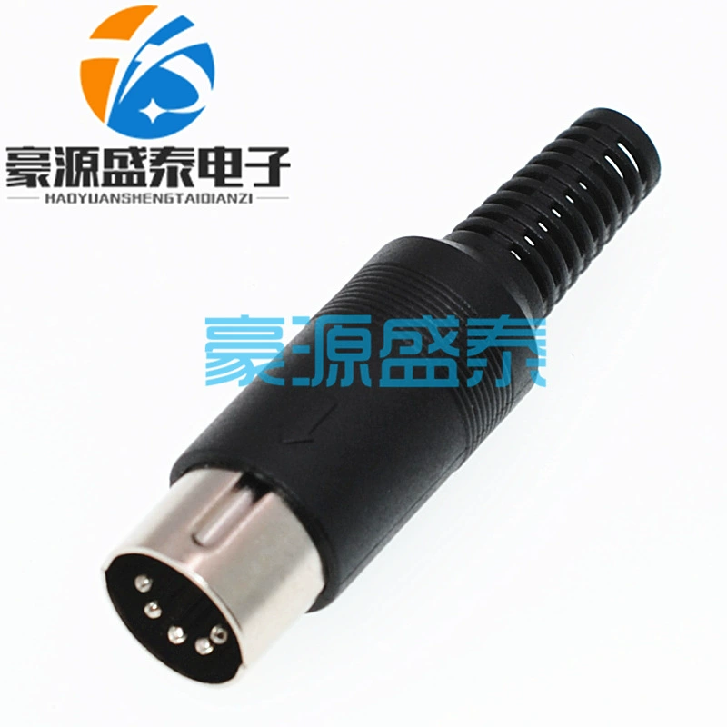 Большой разъем S, разъем для клавиатуры/мыши DIN, 5-жильный штекер, 5-контактный разъем MIDI, 5P, штекер