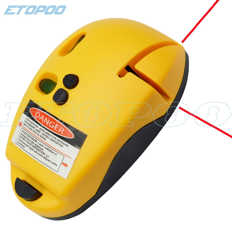 90-градусный инфракрасный лазерный Уровнемер декоративный Резьбонарезной инструмент мышиного типа Линия Заземления инструмент модернизация цветная коробка