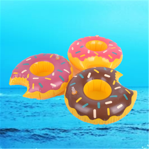 Inflatable unicorn pineapple watermelon coconut cup duck goose various cup holders floating cup holder water tray