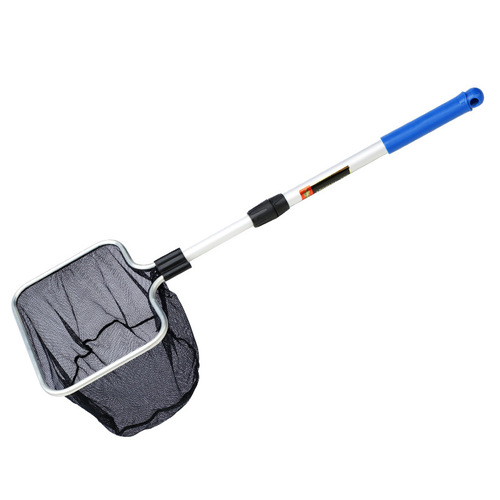 Aluminum alloy telescopic hand-made fishing net for medium and large fish tanks