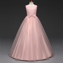 跨境款式童裙女童连衣裙网纱公主裙儿童礼服裙欧美童装一件代发