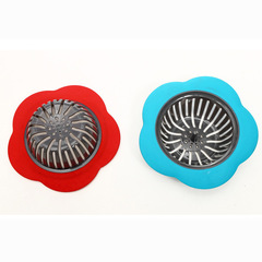 Creative Kitchen Tools: Flower-Shaped Sink Drain Cover, Bathroom Sink Anti-Clog Filter
