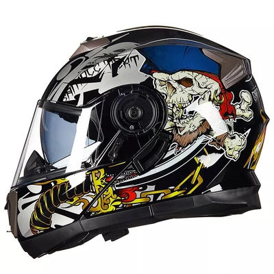 Motosiklet kaskı (dəbilqə) — Warm Anti-fog Full Helmet