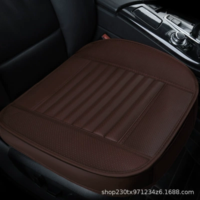 three-piece car cushion all-inclusive bamboo — Universal seat cover - all-inclusive-coffee-front-row