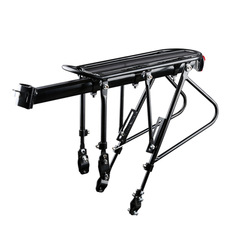 Mountain bike rear clothes hanger, bicycle rear rack, aluminum alloy clothes hanger, quick release cargo tail rack, rear seat can carry people, aluminum clothes hanger