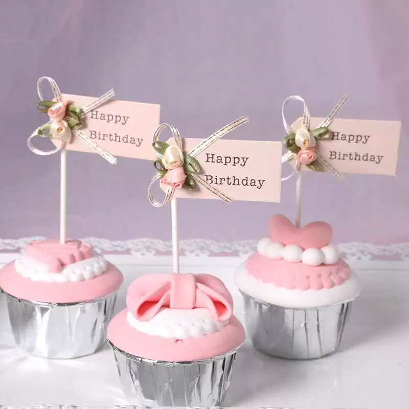 Завязка на день рождения, ответы на Birthday Cake, вставка сладкого десерта, бумажная чашка для тортов, украшение Plug-in
