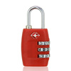 TSA customs lock box lock TSA335 overseas travel luggage zipper lock plastic TSA customs password lock