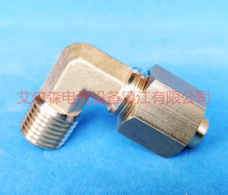 厂家直销铜卡套90度弯通接头质量可靠