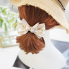 Hairgrip with bow, hairpin from pearl, hairpins, Korean style