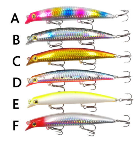 Wholesale Sea Fishing Artificial Bait Minnow Lure Fishing Tools Biomimetic Bait 12cm/16g)