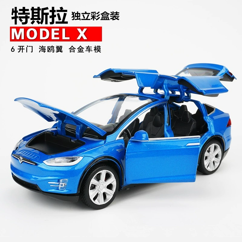宝思仑 Warrior, Tesla, металлическая реалистичная модель автомобиля, игрушечный автомобиль, масштаб 1:32, оптовая торговля