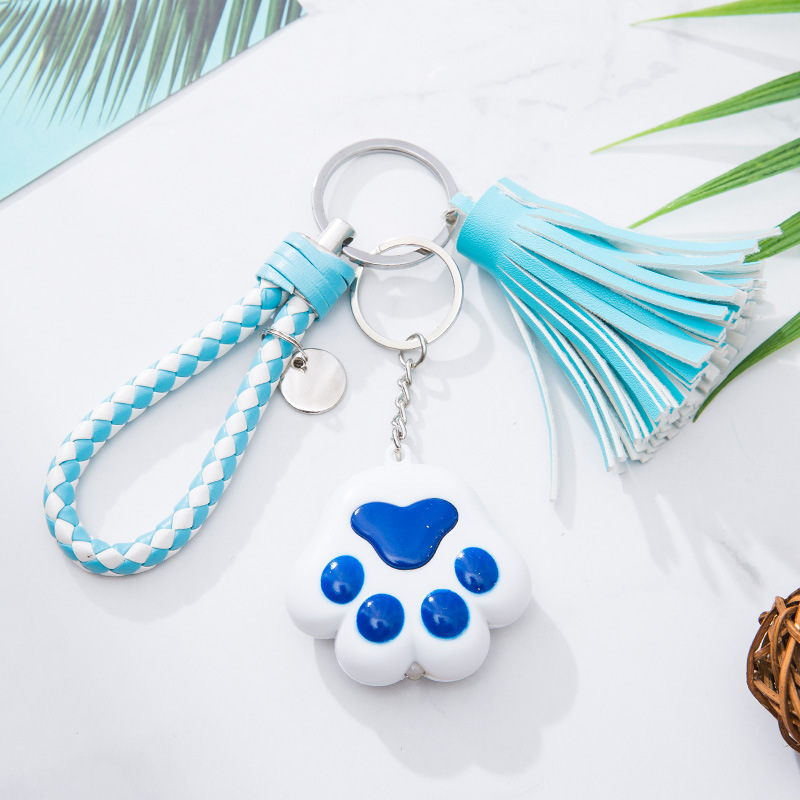 White+blue streaming+blue and white rope