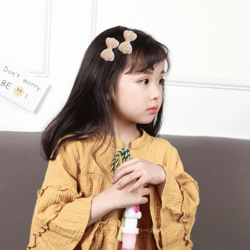 Creative children's bangs stickers baby cute crown girl sticky hair broken hair stickers girls velcro wholesale