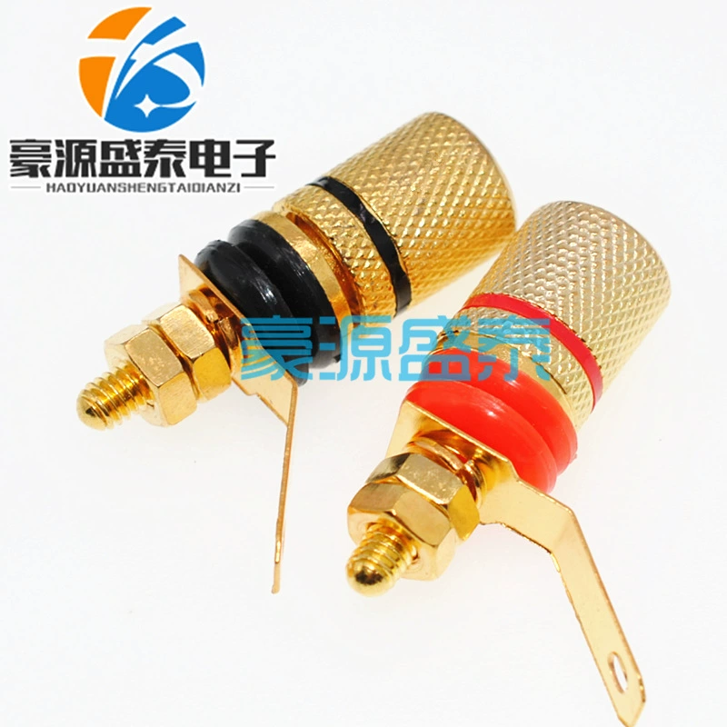 Позолоченный привязки пост спикер привязки пост аудио привязки пост 4 мм банан разъем