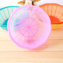 厂家批发镂空洗菜篮洗米篮超市促销一二元店货源塑料水果篮沥水篮