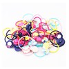 Matte children's hair accessory, cartoon hair rope handmade, multicoloured ecological elastic resin