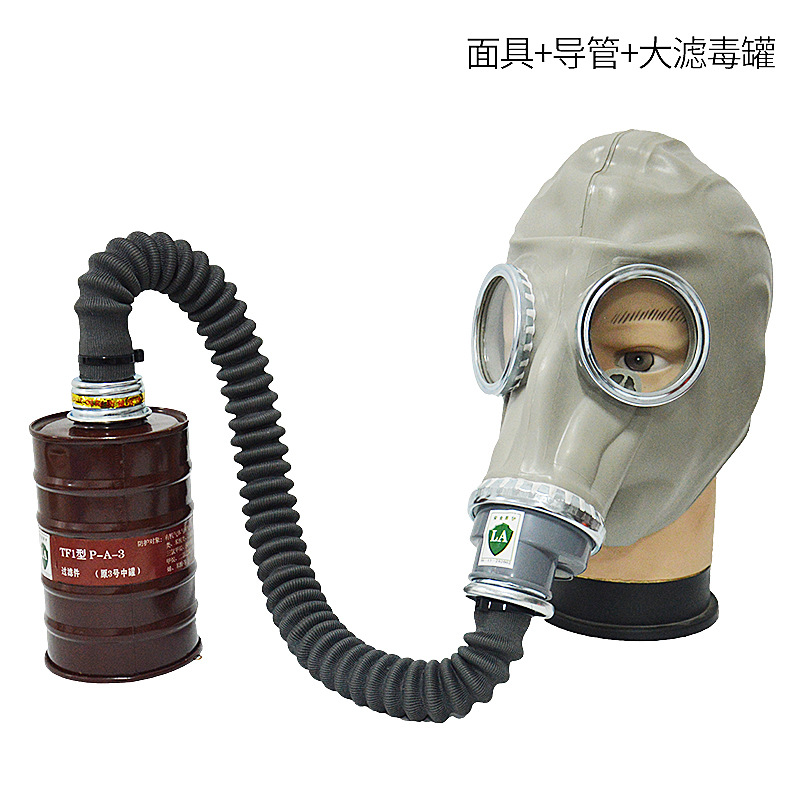 唐人鬼脸防毒全面罩套装防有机气体甲烷一氧化碳全防毒全面具批发