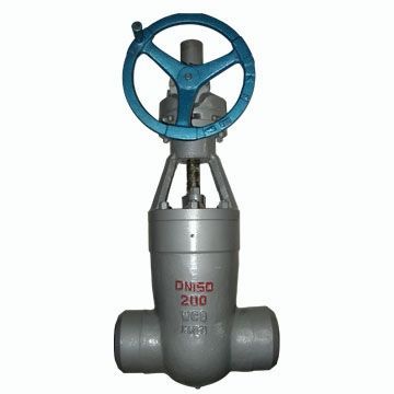 沪工名工阀门Z561Y-100C碳钢焊接涡轮闸阀