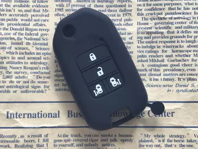 Static Rod/Key Bag: Car Key Cover, Special Remote - folding-key-cover-black-dedicated