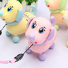 Electric amusing cartoon lightweight music toy with light, internet celebrity, new collection, Birthday gift, wholesale