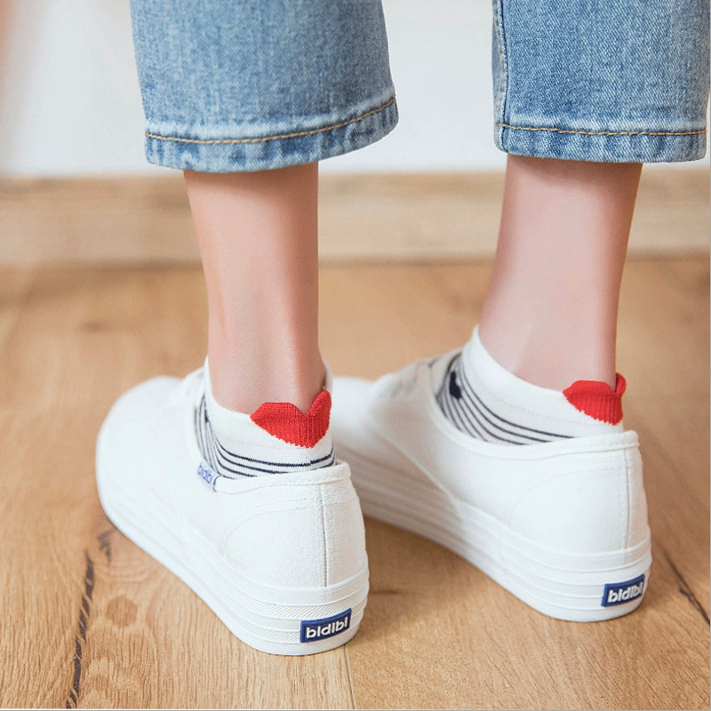 Japanese cute invisible three dimensional heel sticker, trend socks for elementary school students, wholesale