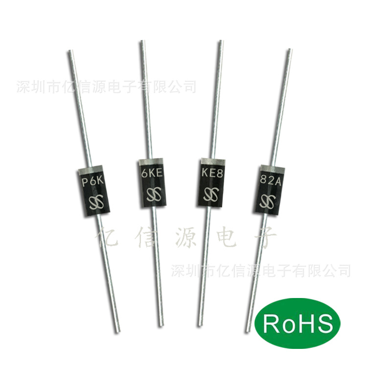 厂家直营  P6KE82A TVS二极管 直插DO-15封装 单向瞬变二极管