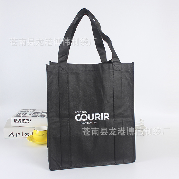 厂家供应袋彩色广告覆膜无纺布手提袋通用腹膜购物袋直营