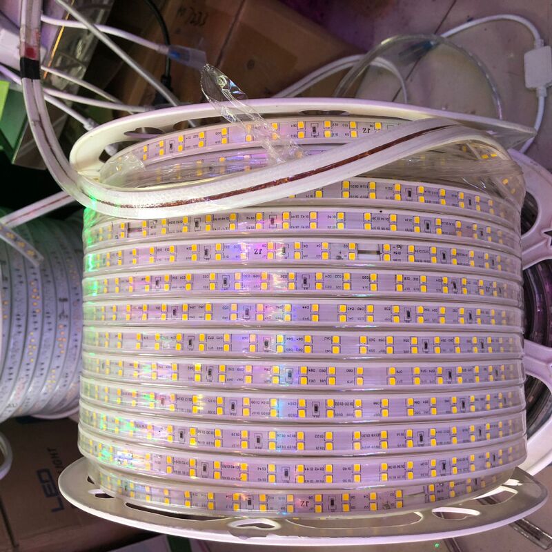 Waterproof 2835 Double Row Light with LED Patch Flexible Light Strip 220V Light Strip LiVing Room Ceiling Ceiling Hidden Trough